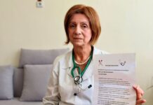 Бременна пациентка благодари на екипа на “Пневмология и пфизиатрия” в болницата в Кюстендил за грижите и човешкото отношение